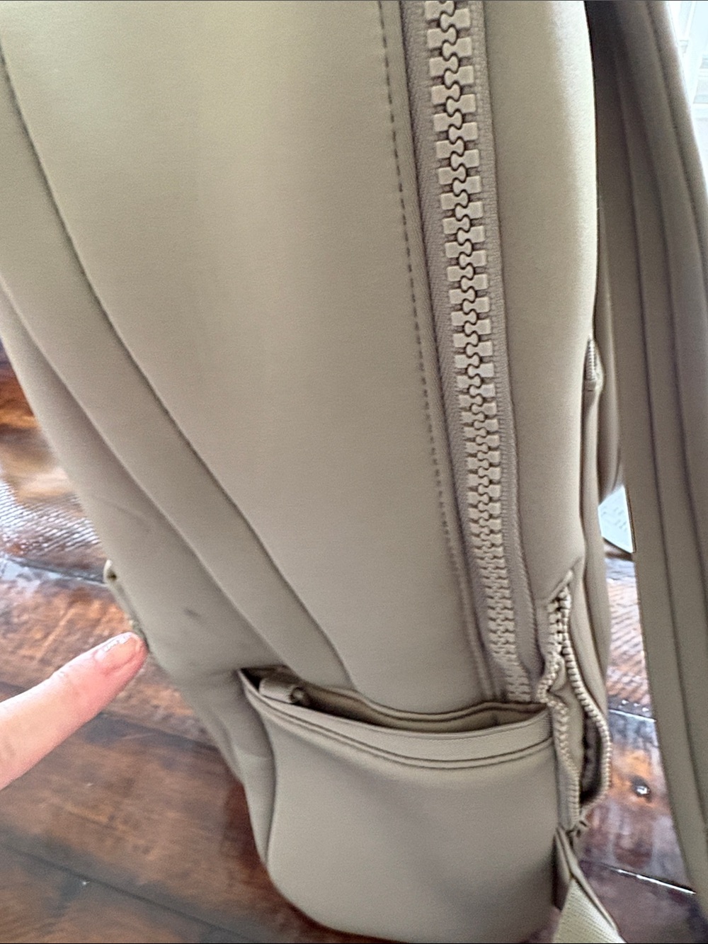Dagne Dover Backpack in Taupe Neutral - Picture 7 of 14
